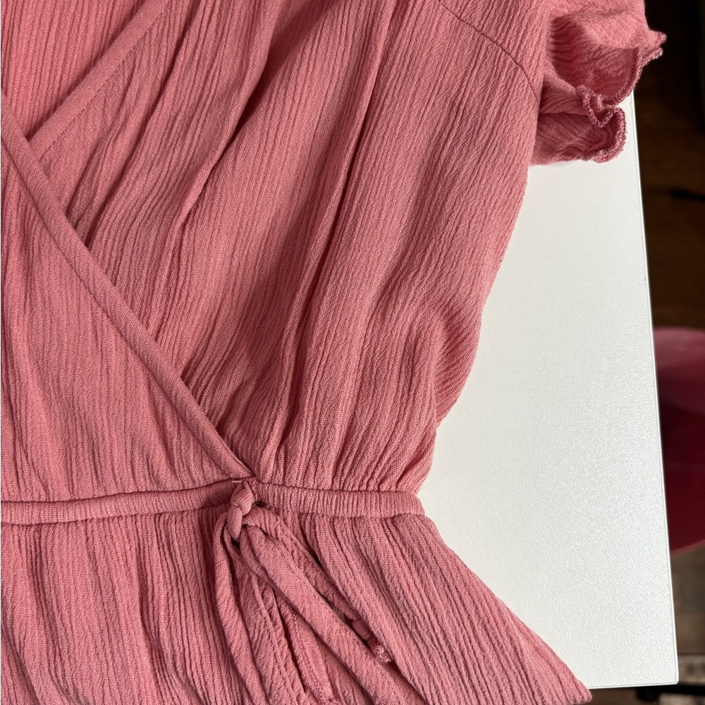 Pink Wrap Sun Dress